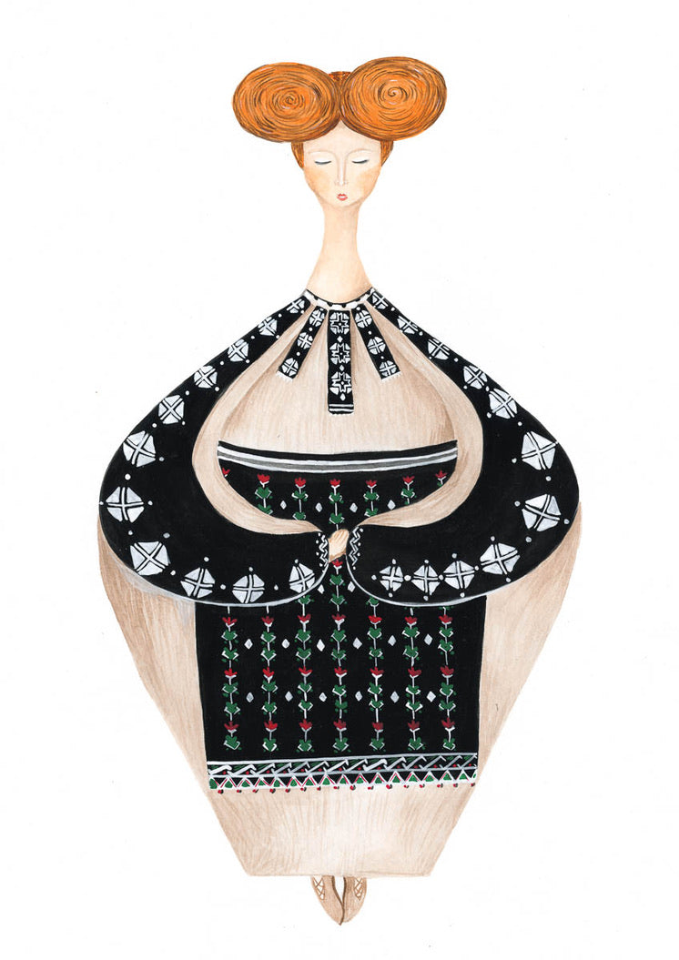 Romanian peasant 2 (ceramic inspired) (235)