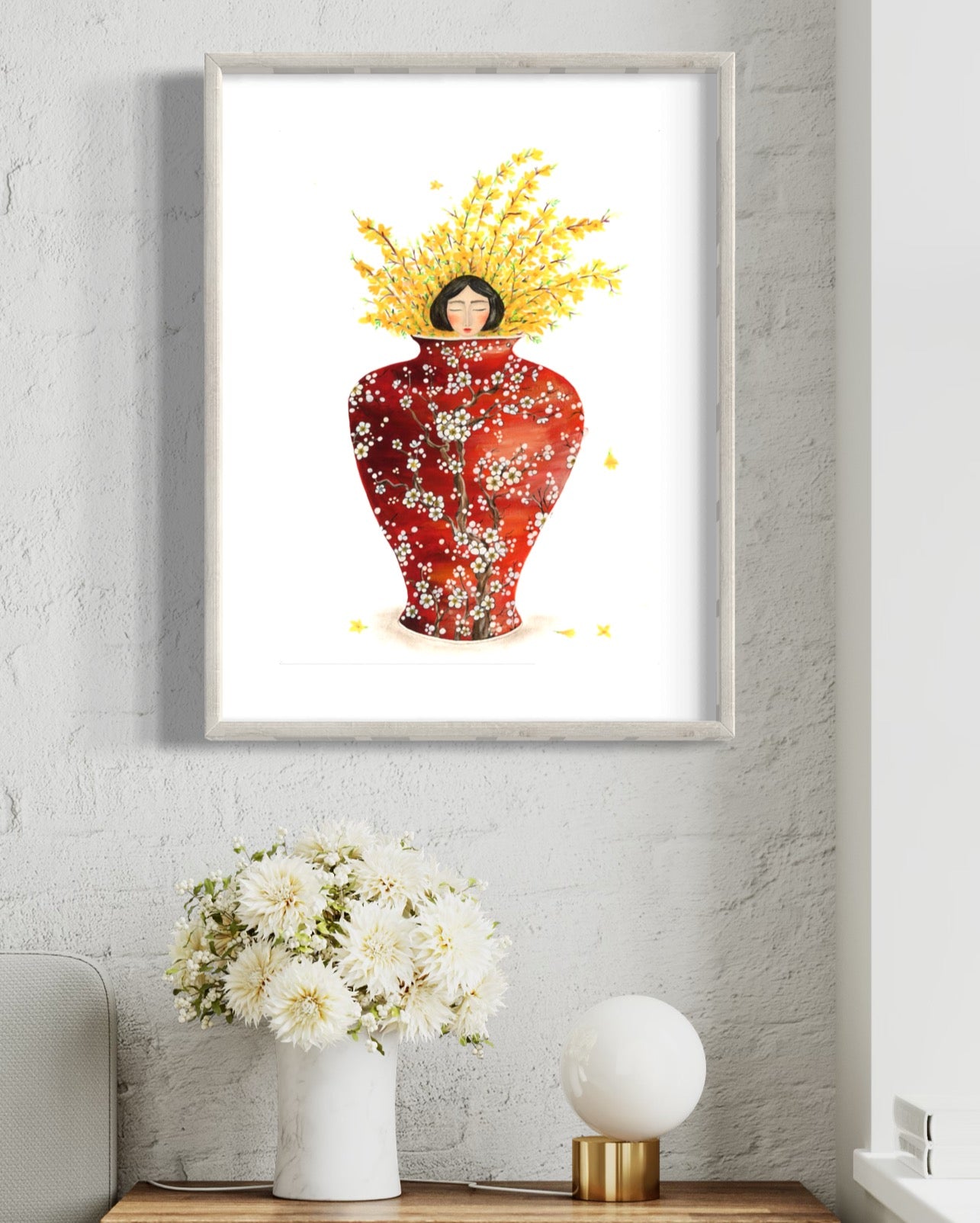 Red Vase (687)