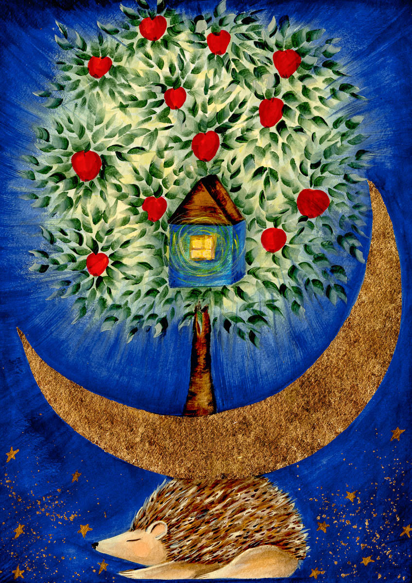 Hedgehog holding the world on his back (606)