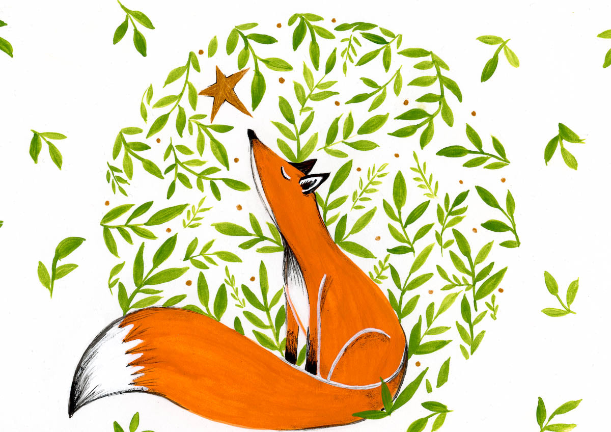 Fox with star (325)