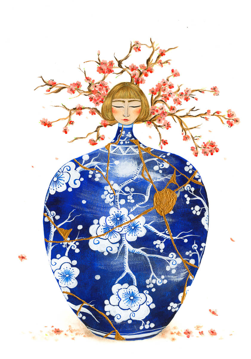 Blue Kintsugi (677)
