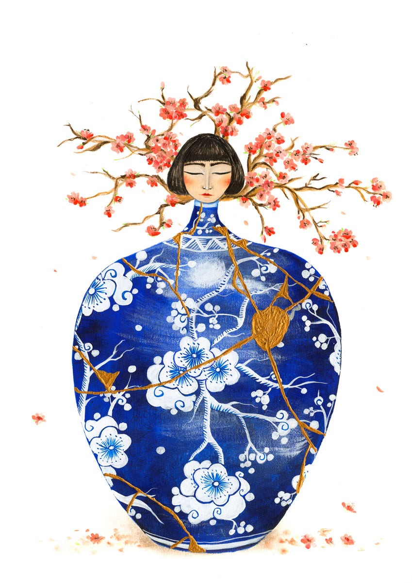 Blue Kintsugi (677)