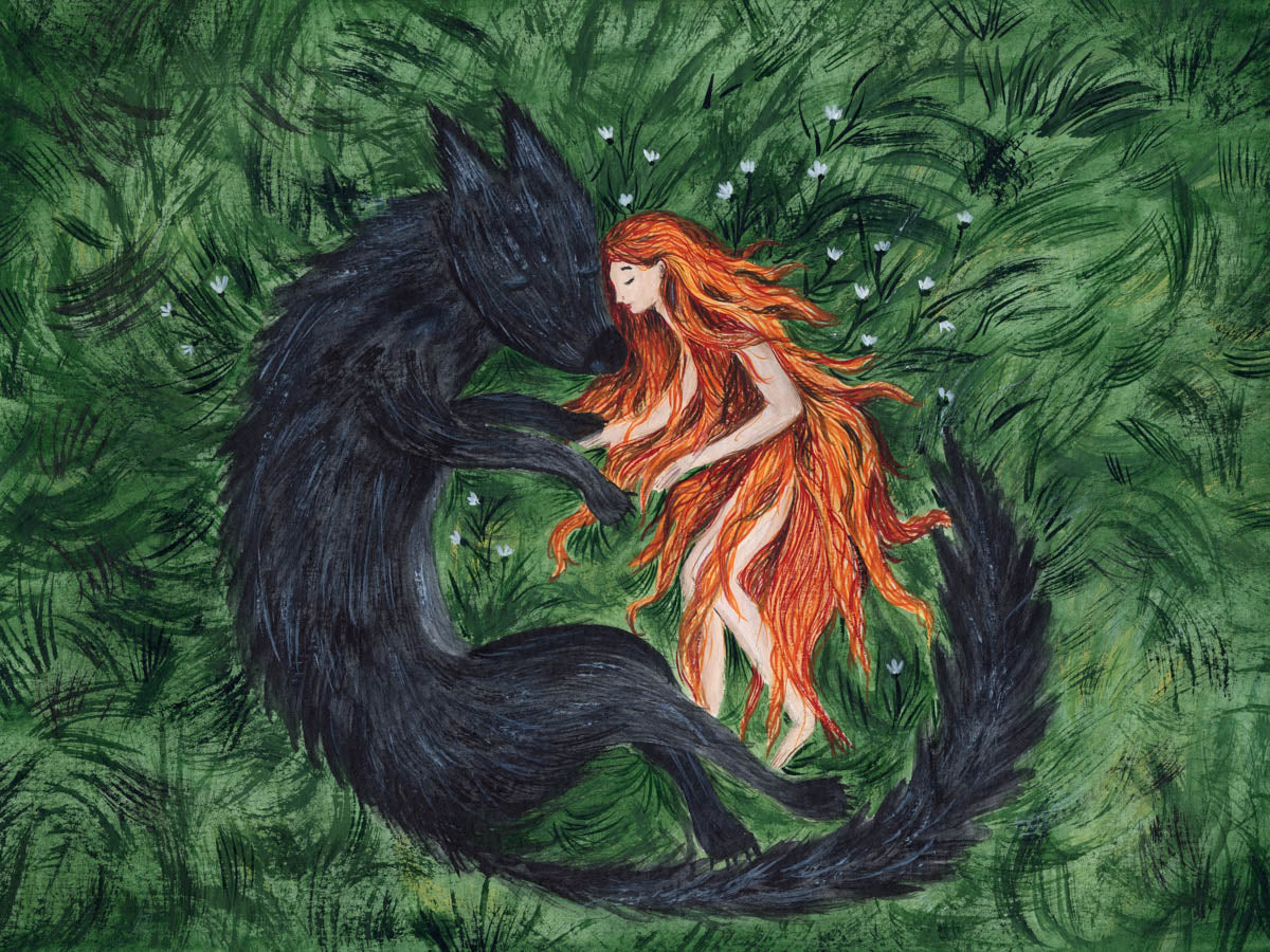 Taming the fear, 24x32cm