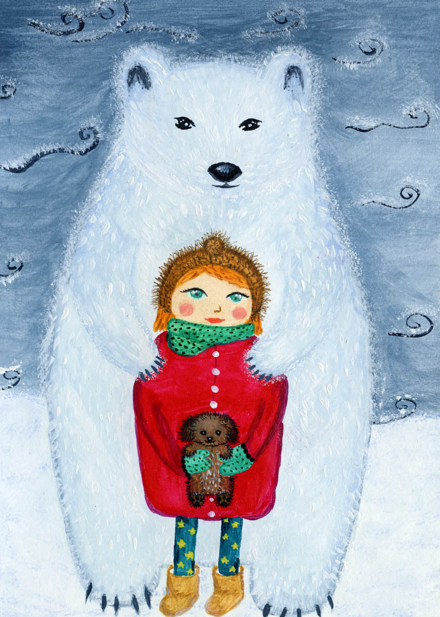 Bear with girl (003)