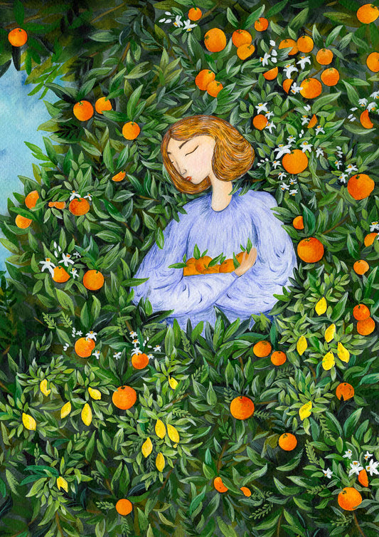 Girl with oranges (288)