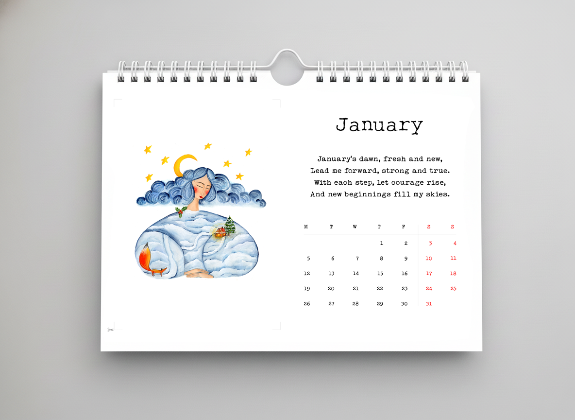 Calendar "Year Ladies"