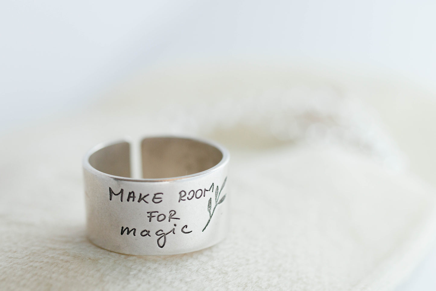 Silver Ring "Make room for magic"