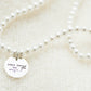 Pearls Necklace "Make room for magic"