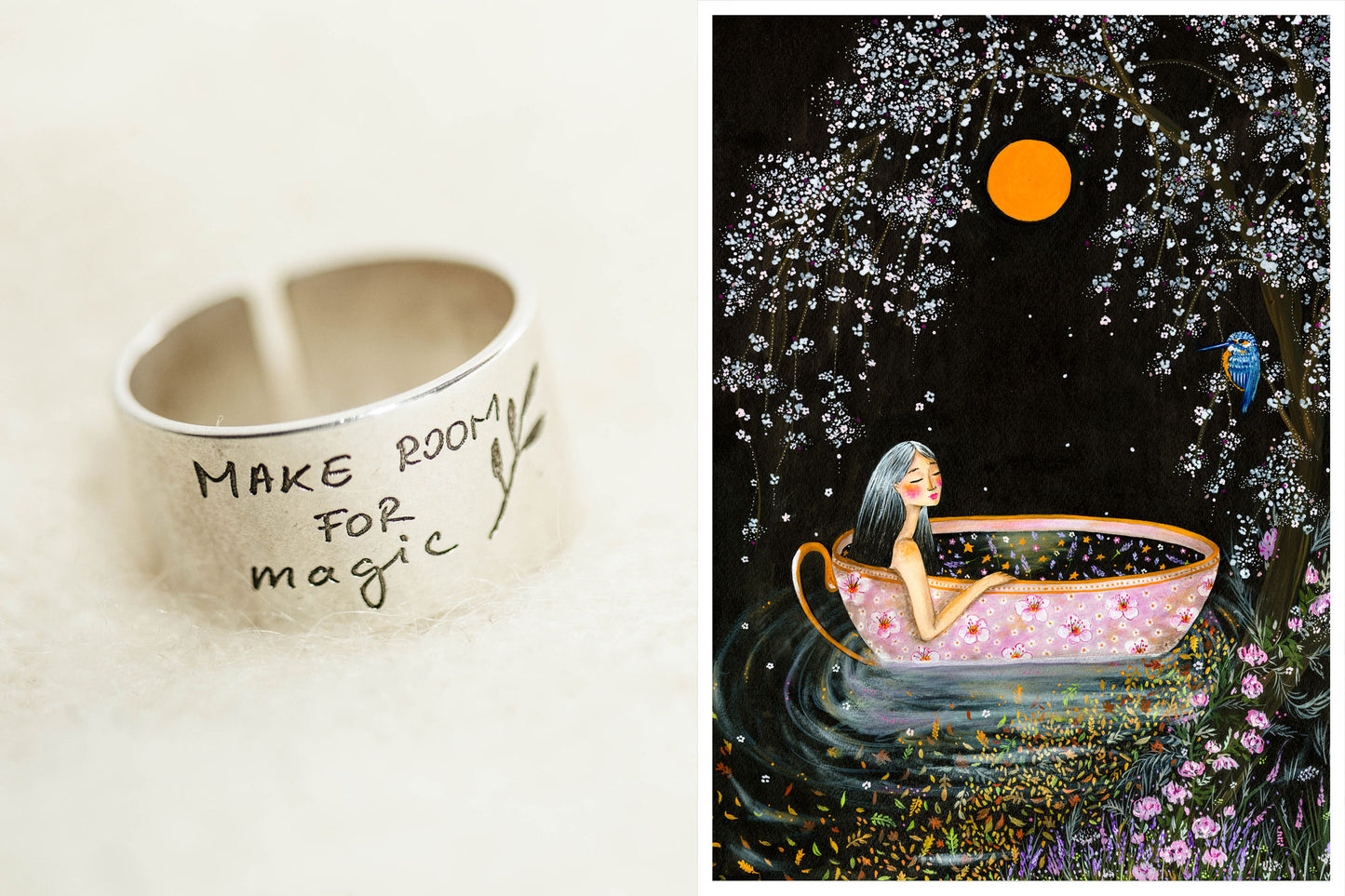 Silver Ring "Make room for magic"